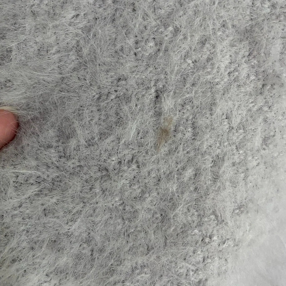Willow & Clay Fluffy Soft Grey Cardigan Sz Small - Picture 6 of 9